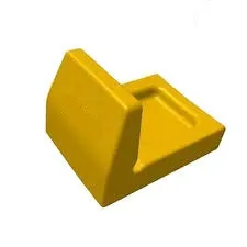 Stevige gegoten hoekslijtschoen CWS38X190